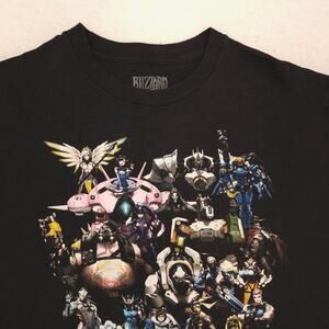 Overwatch Video Game Short Sleeve Graphic Crew Neck T Shirt Mens Size XL Black